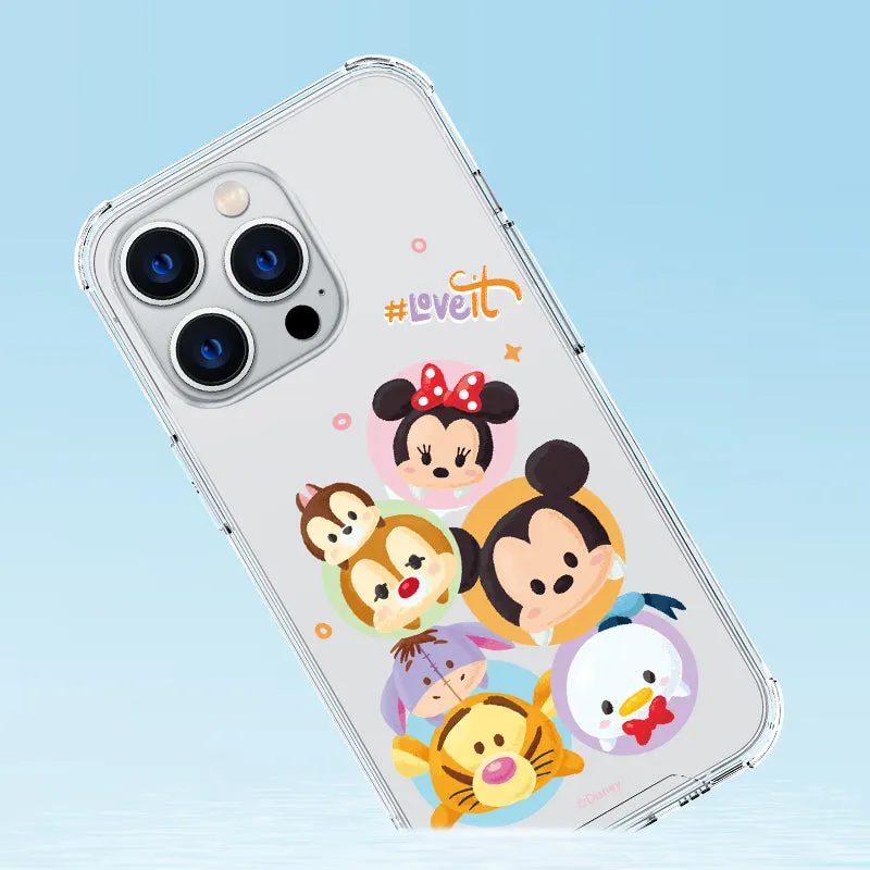 UKA Disney Tsum Tsum Shockproof Air Cushion TPU PC Clear Back Case Cover