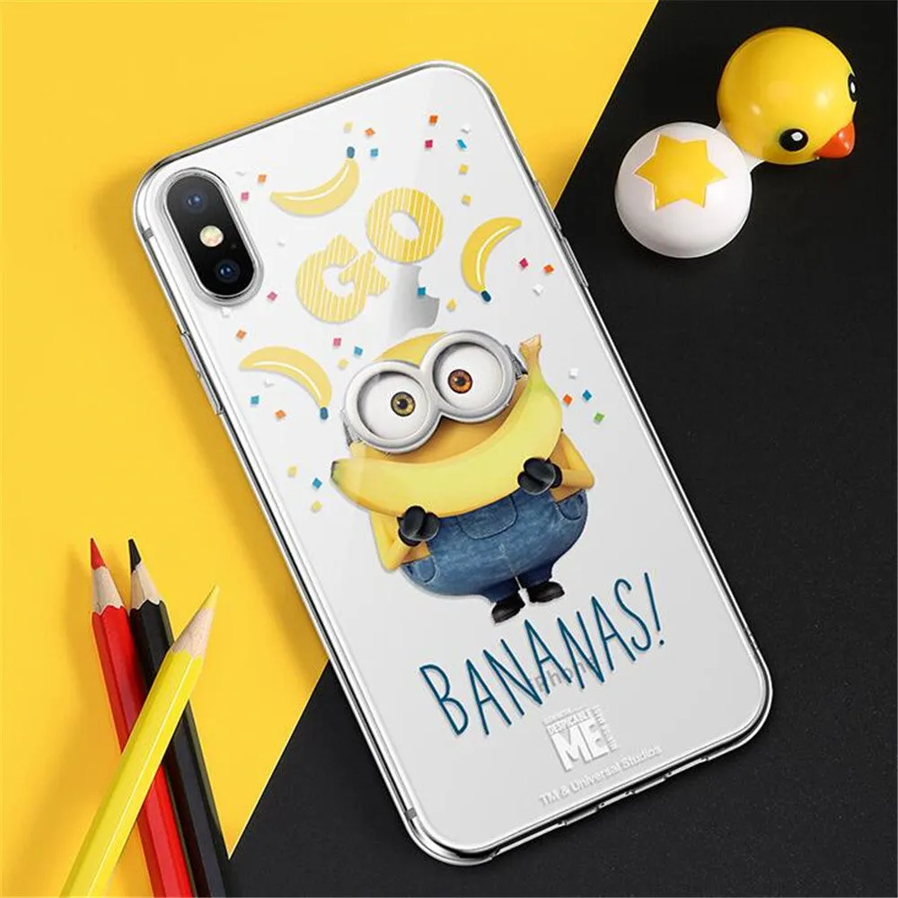 UKA Minions Despicable Me Ultra Thin Soft TPU Back Cover Case