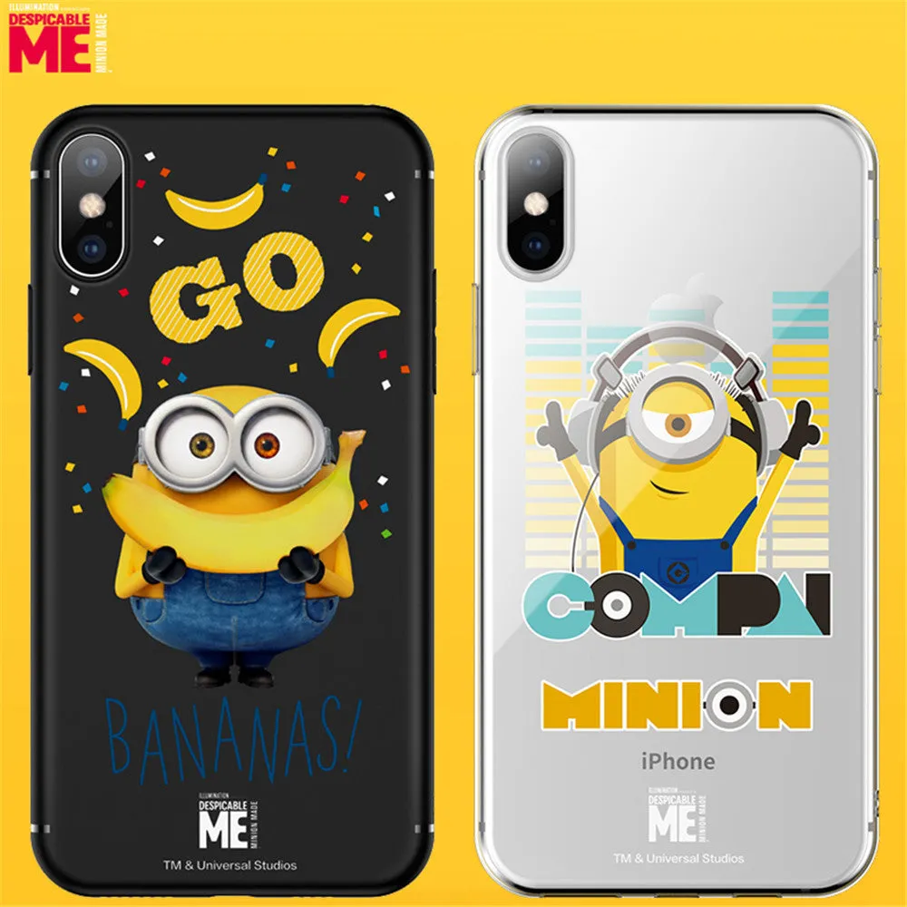 UKA Minions Despicable Me Ultra Thin Soft TPU Back Cover Case