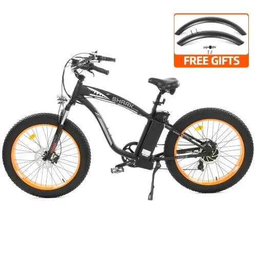 UL Certified-Ecotric Hammer Electric Fat Tire Beach Snow Bike