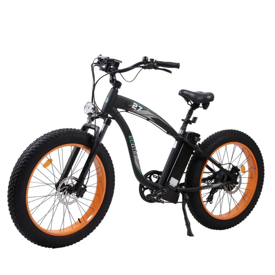 UL Certified-Ecotric Hammer Electric Fat Tire Beach Snow Bike