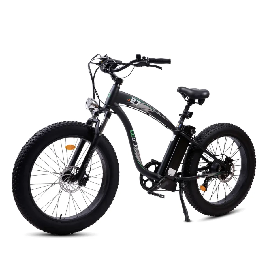 UL Certified-Ecotric Hammer Electric Fat Tire Beach Snow Bike