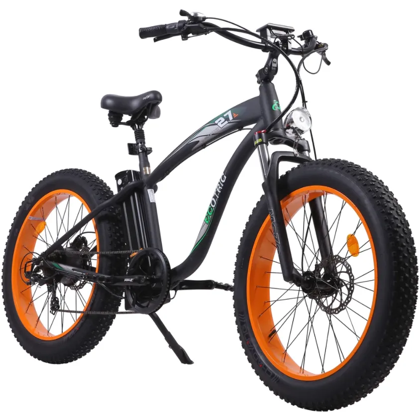 UL Certified-Ecotric Hammer Electric Fat Tire Beach Snow Bike