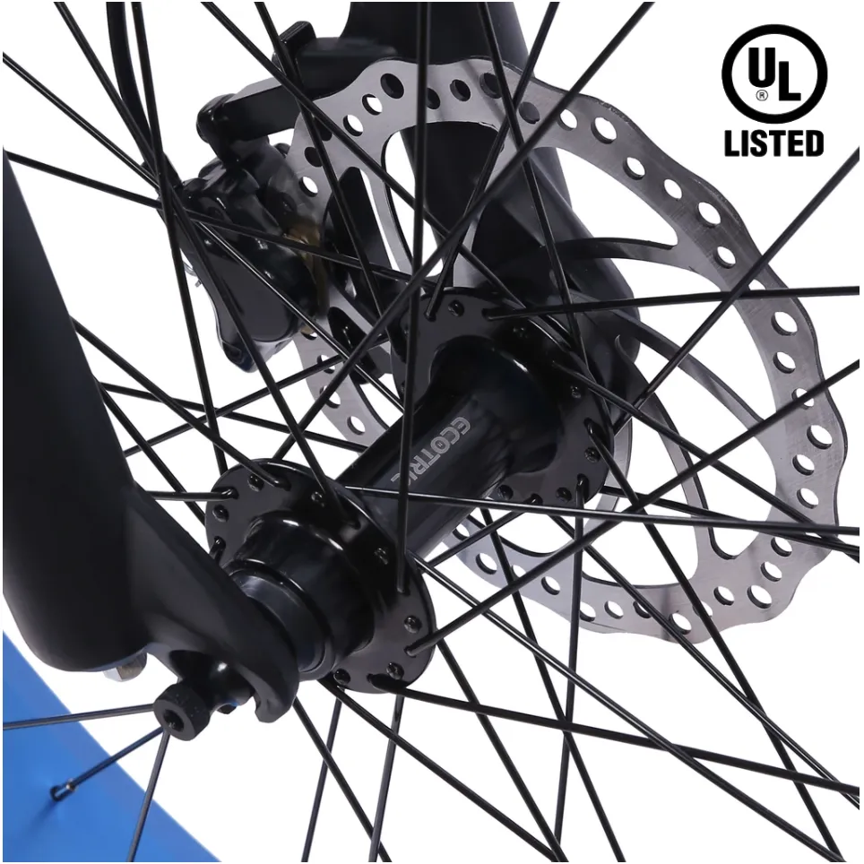 UL Certified-Ecotric Hammer Electric Fat Tire Beach Snow Bike