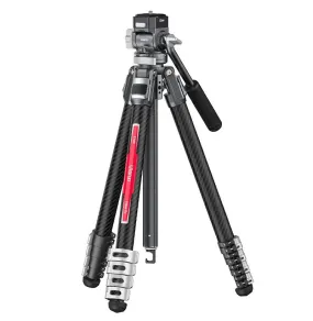 Ulanzi TT09 VideoGo Carbon Fiber Travel Video Tripod (CLAW System) T066GBS1