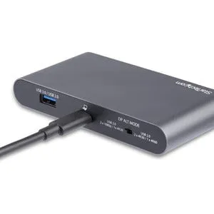 USB-C Multiport Adapter - Dual-Monitor - Windows - USB-C to Dual 4K DisplayPort Adapter - 2x USB-A Ports - 100W PD 3.0 - GbE