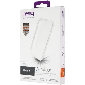 ZAGG Windsor D30 Case for Apple iPhone Xs & X - White / Clear